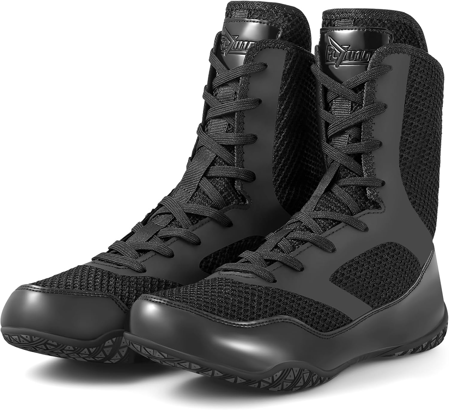 KUANG QUAN High Top Boxing Boots - Non-Slip & Stylish