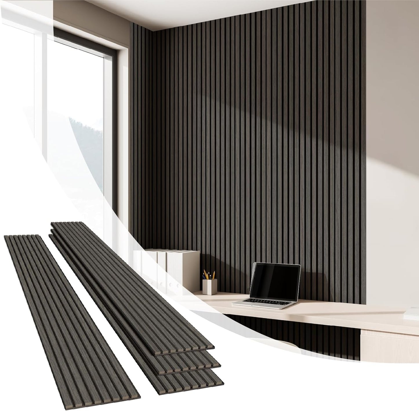 Olanglab Wood Slat Wall Panels for Stunning Interior Decor