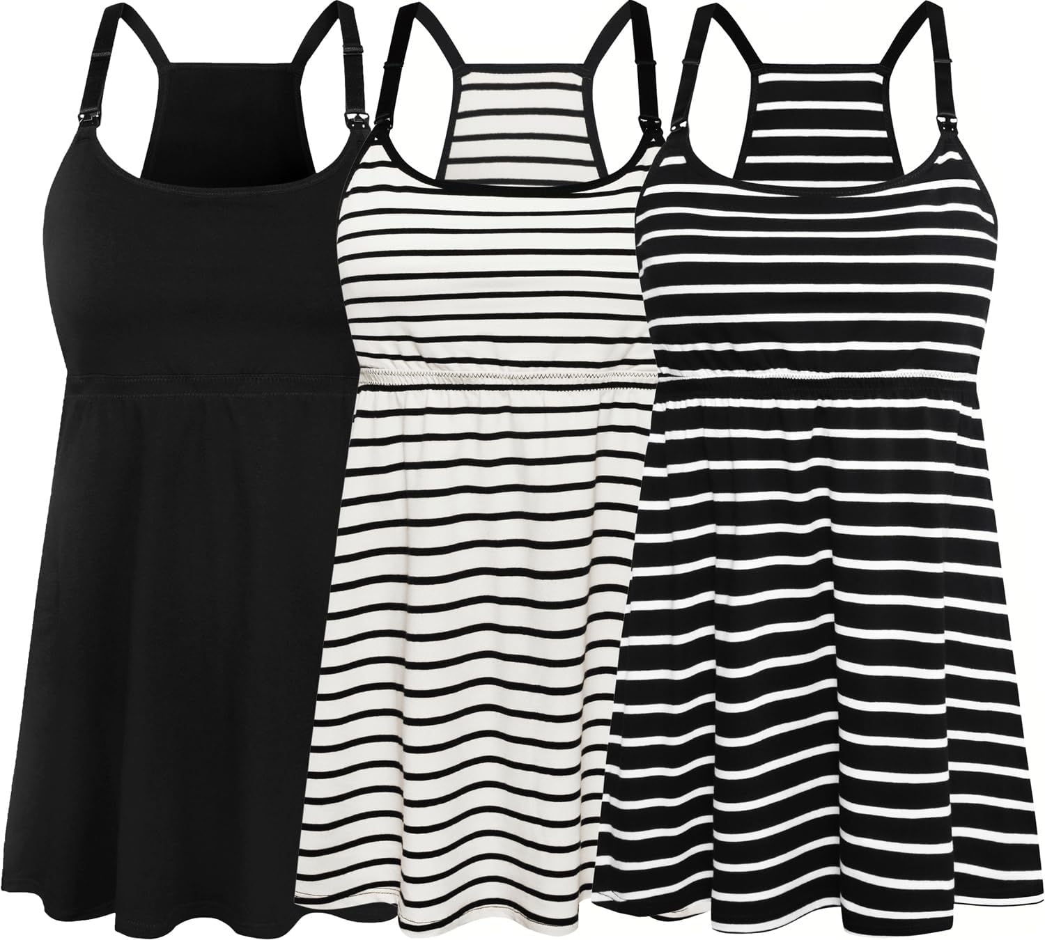 SUIEK Maternity Nursing Tank Tops for Comfortable Breastfeeding