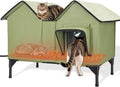 Extra Large Heated Outdoor Cat House Weatherproof - XL Heated Shelter