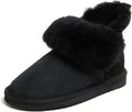 Dearfoams Women's Fireside Shearling Water Resistant Foldover Boot our