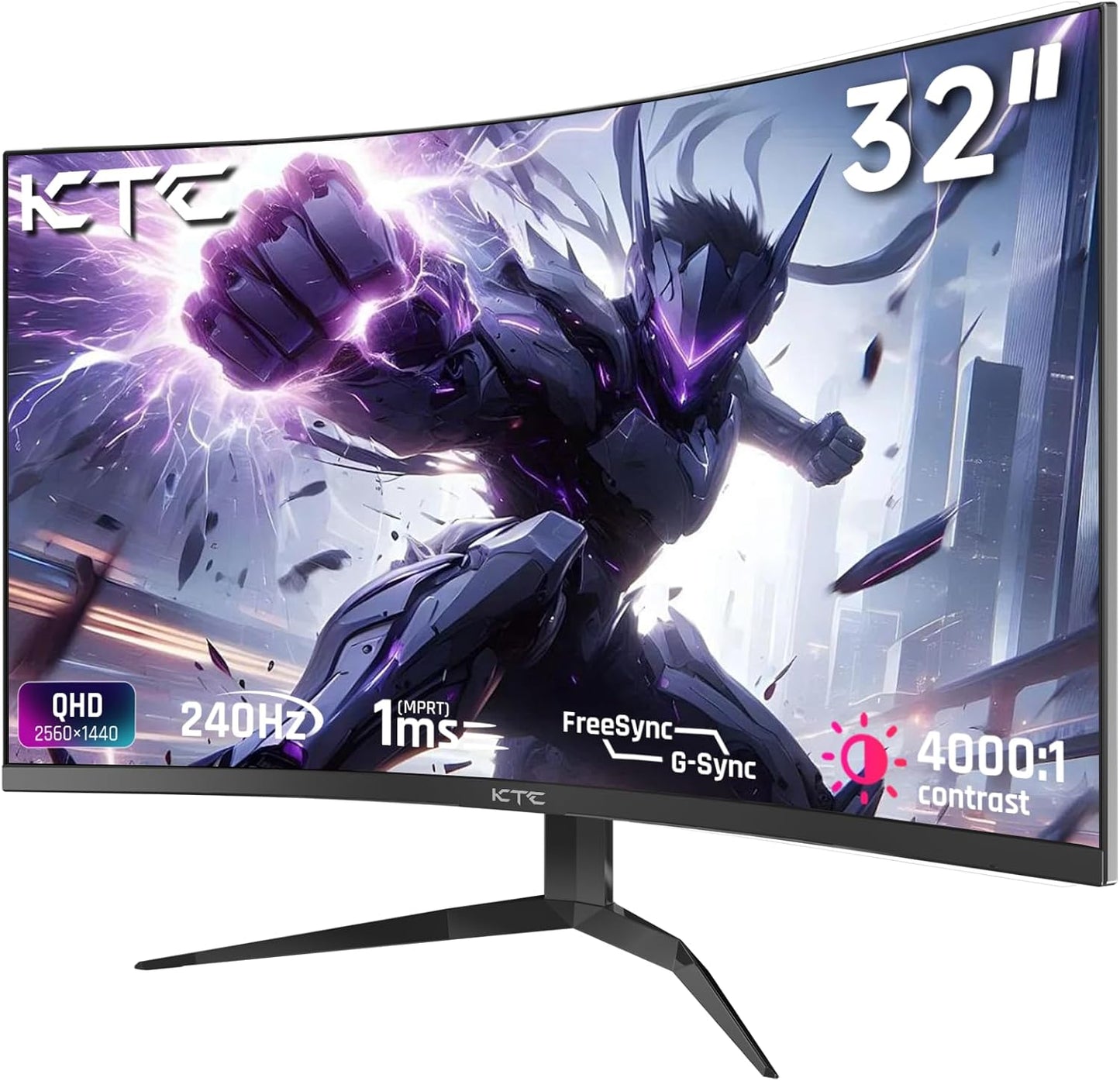 KTC 32Inch 240Hz Curved Gaming Monitor for Ultimate Gaming