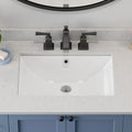 HOROW 24 Inch Undermount Bathroom Sink - Deep Basin, Anti-Splash