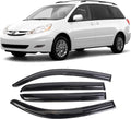 Tape-On Window Visors Deflectors for 2004-2009 Toyota Sienna