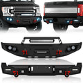 Front and Rear Bumpers Compatible with 2017-2022 Ford Super Duty