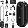 4K Mini Body Camera Wearable Action Cam - Thumb Size Hands-Free