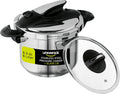Universal 6.3 Quart Stainless Steel Pressure Cooker - Easy Use