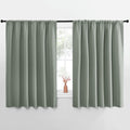 NICETOWN Blackout Curtains for Bedroom - Greyish Green Panels
