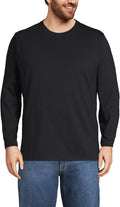 Everyday Comfort Long Sleeve T-Shirt for Men by Lands' End