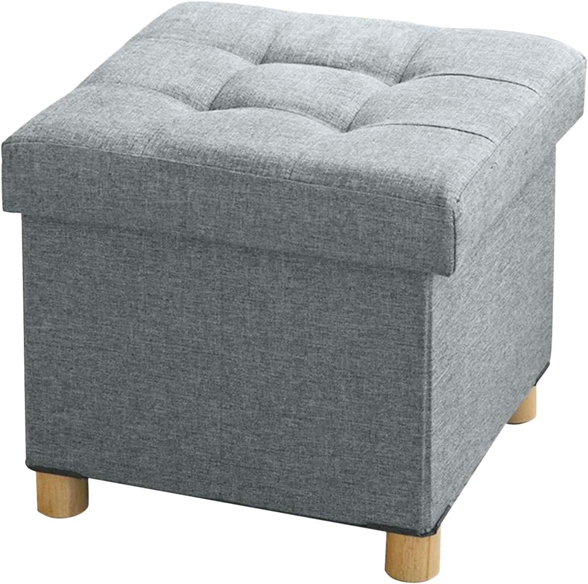 BRIAN & DANY Small Ottoman with Storage for Versatile Use