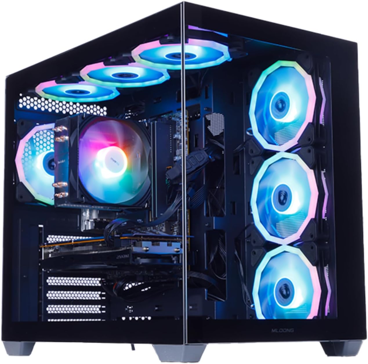 Immersive Gaming Powerhouse: MLOONG Ryzen 5 5500, RX 6600, 1TB SSD