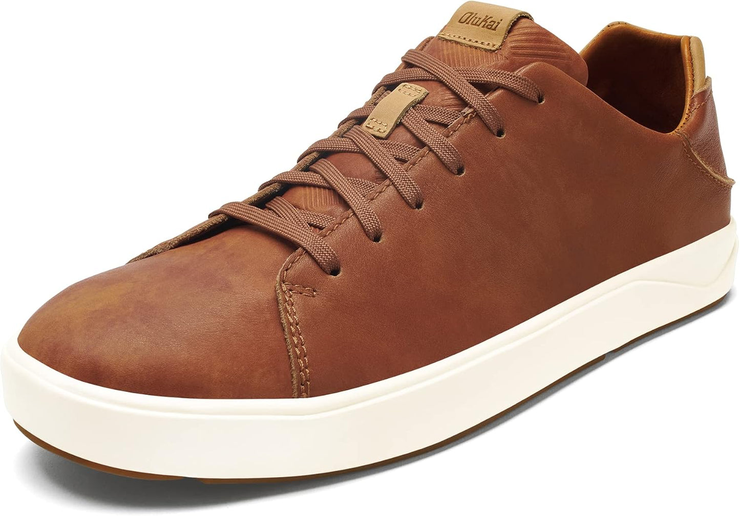 OLUKAI Lae'ahi Li 'Ili Men's Leather Sneakers for Comfort