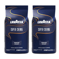 Lavazza Super Crema Espresso Whole Bean Coffee 2.2 lb 2-Pack - Creamy