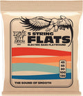 Ernie Ball 5-String Flatwound Bass Strings 45-130 - Warm, Smooth Tone
