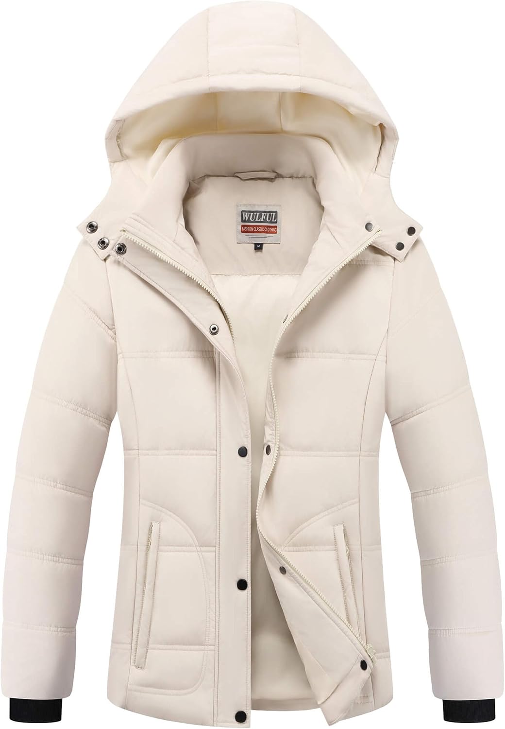 WULFUL Women's Winter Coats Lightweight Warm Puffer Jacket