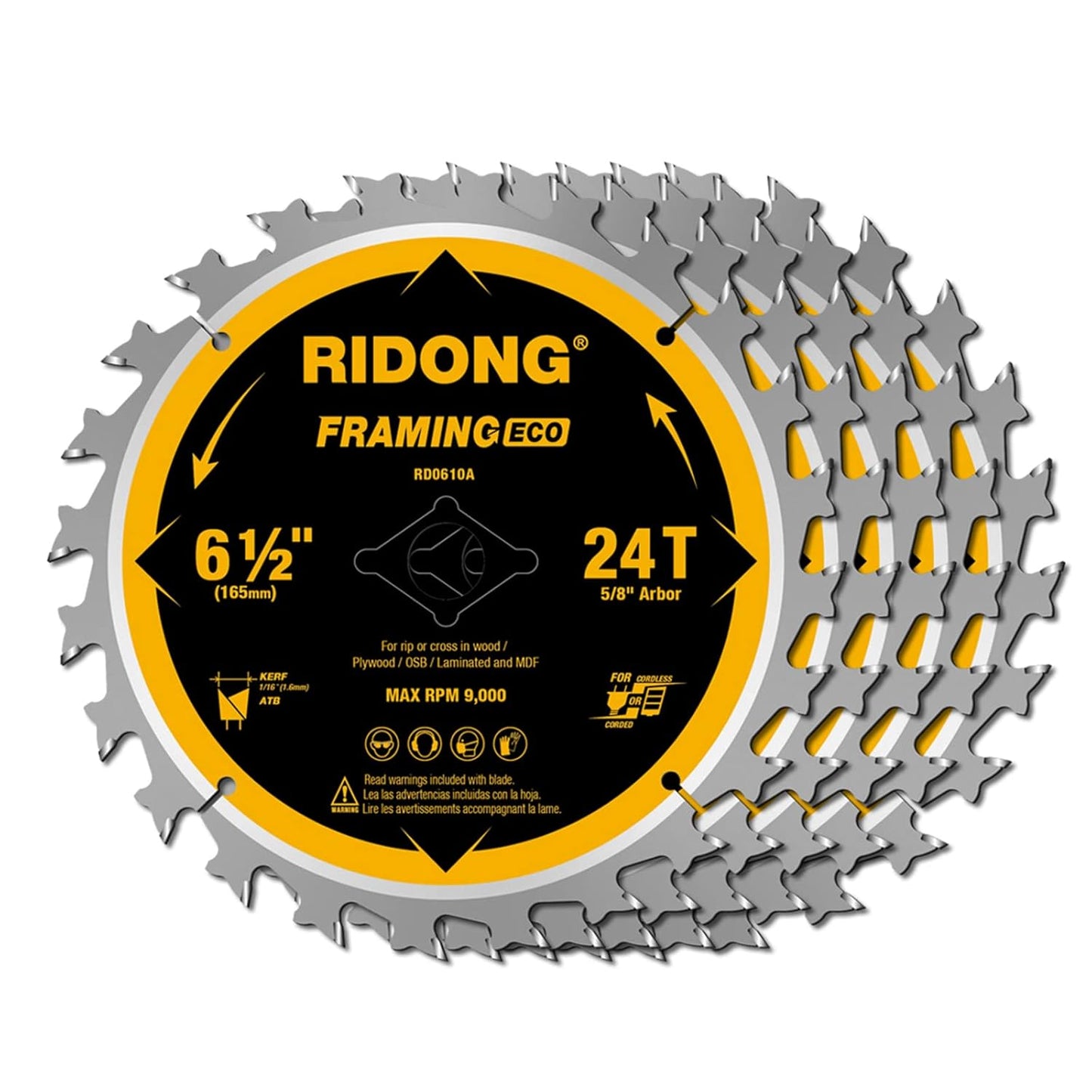6-1/2 Inch Circular Saw Blade for Framing and Cutting Wood