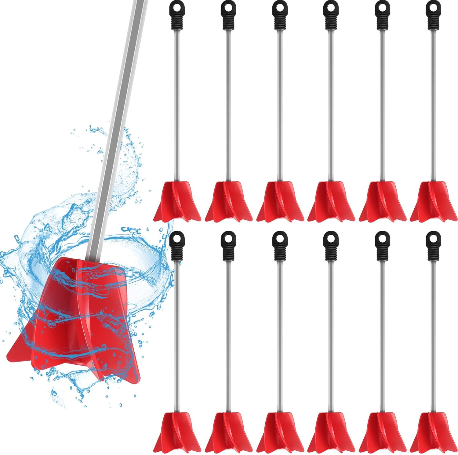 Loosh 12 Pcs 11 Inch Paint Stirrer for Drill - Efficient Mixing