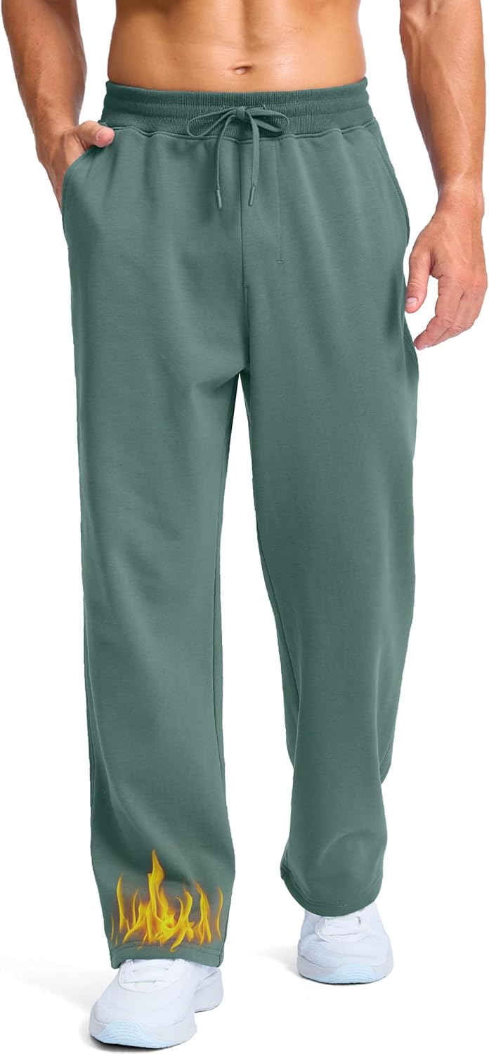 Men's Fleece Sweatpants for Winter Comfort and Versatility