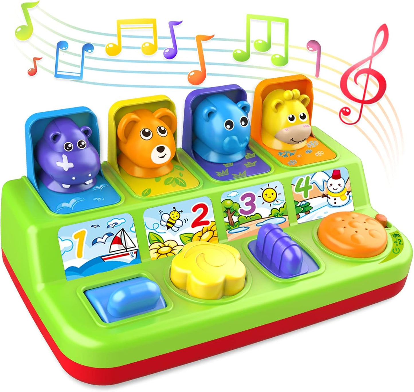 Duchong Interactive Pop Up Toy: Music & Light Fun!