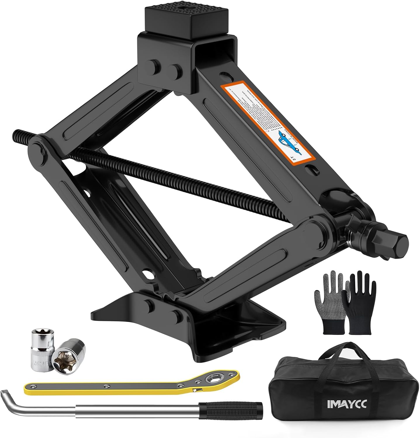 New Version Car Jack Kit Scissor Jack for 2 Ton Tire Changes