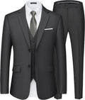 Men's Slim Fit Tuxedo Suit Set 3-Piece - Tailored Two-Button Look