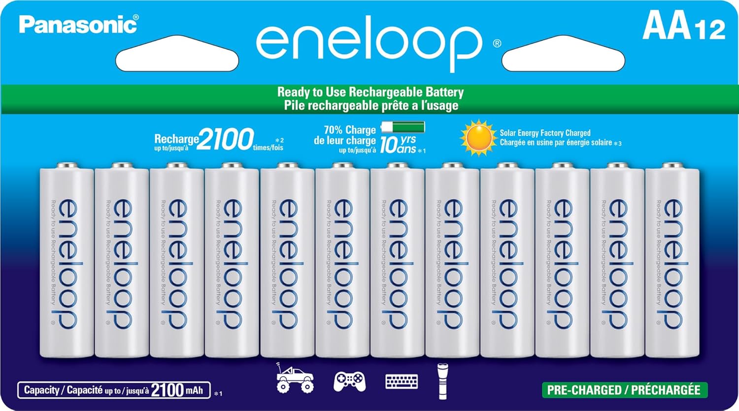 Eneloop AA Rechargeable Batteries for Long Lasting Performance