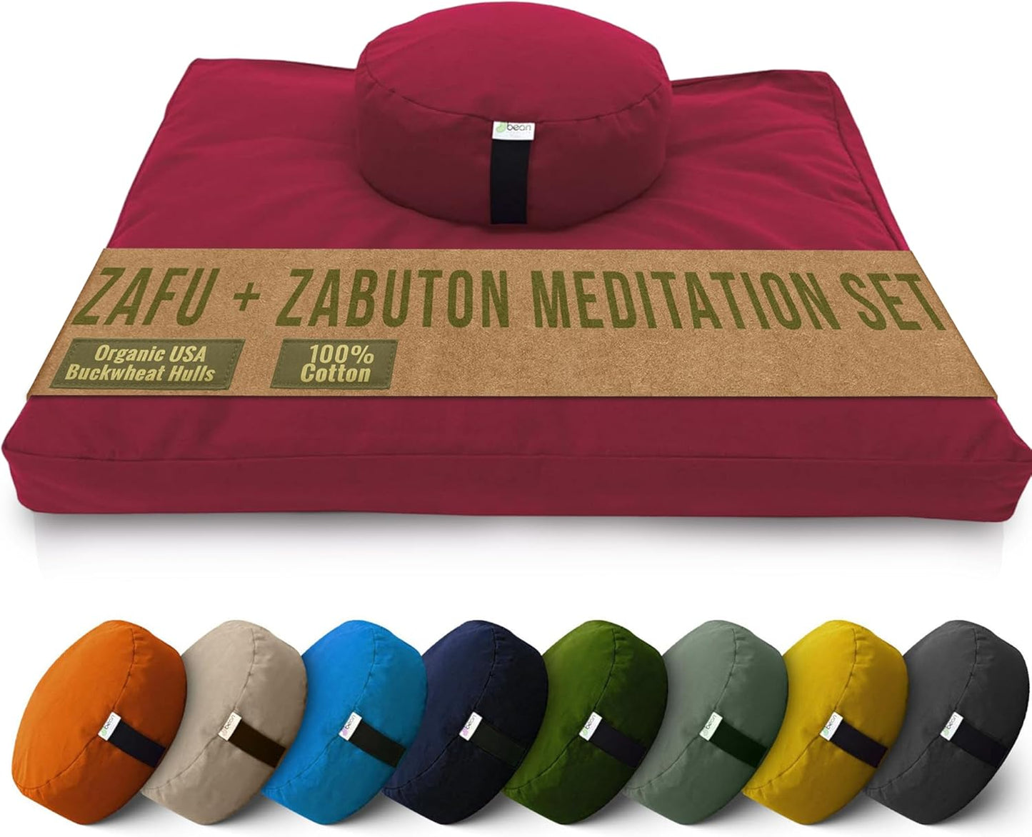 USA-Made Zen Meditation Set - Floor Sitting Pillows