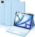 Hamile iPad Air 13-in Case Keyboard (M3/M2) - Magnetic Backlit Folio