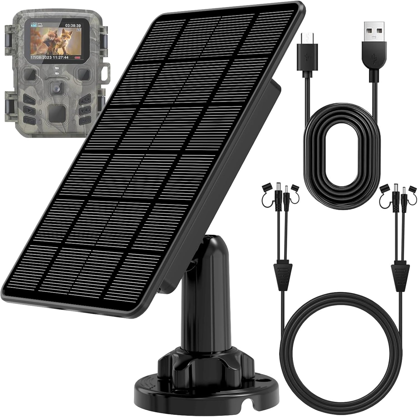 GYKZ Solar Panel Boosts Trail Camera Power