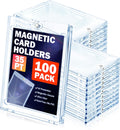 100ct Magnetic Card Holder for Trading Cards - Sturdy 35pt Protection