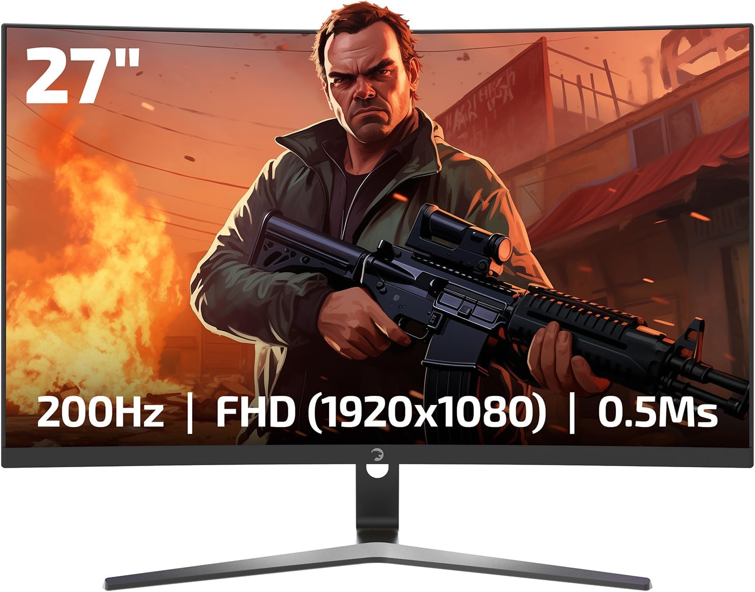 Immersive Gaming: GAMEPOWER T50 27 Curved Monitor