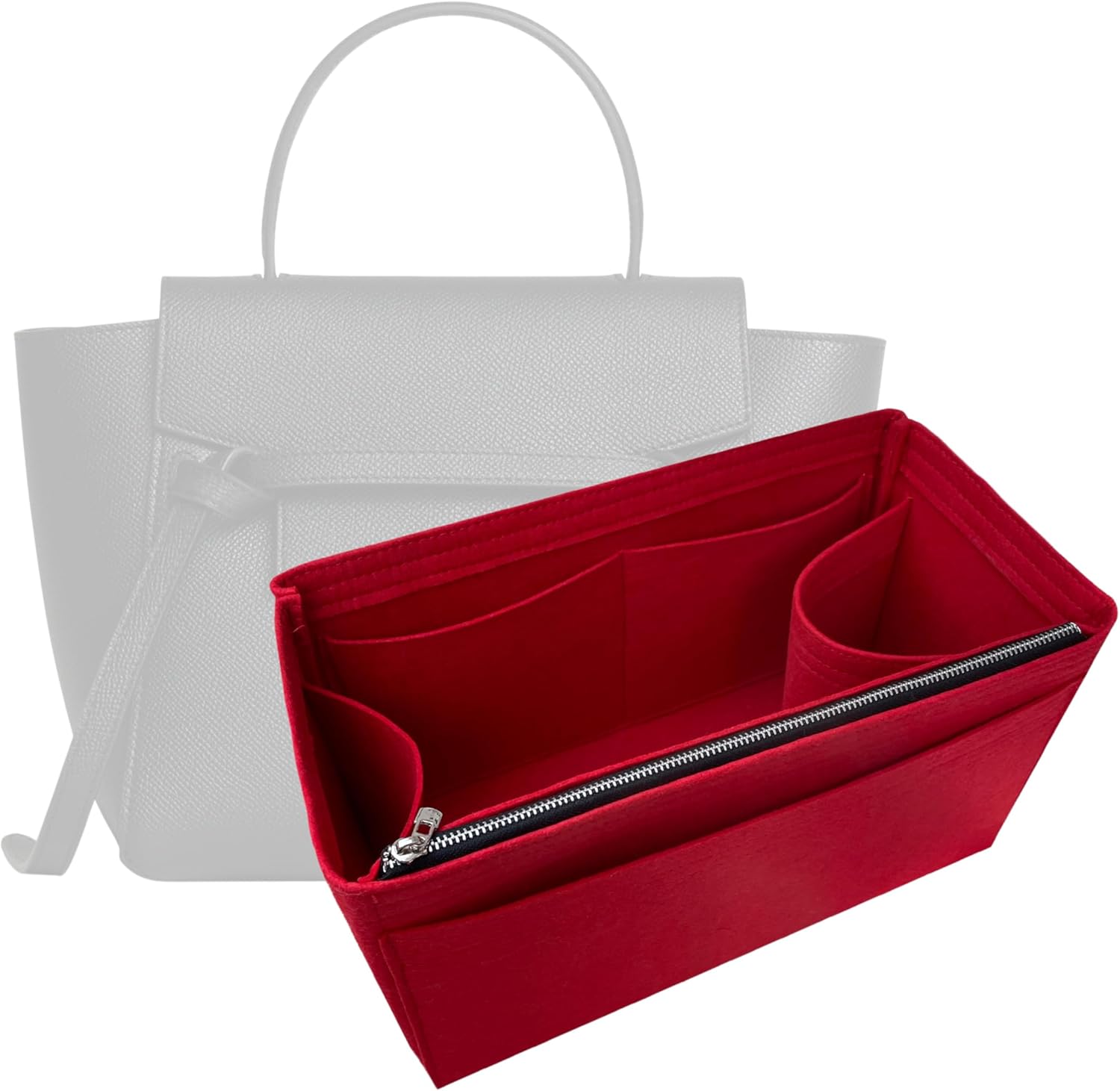 Bag Organizer for Celine Nano Belt Bag - Premium Felt Insert