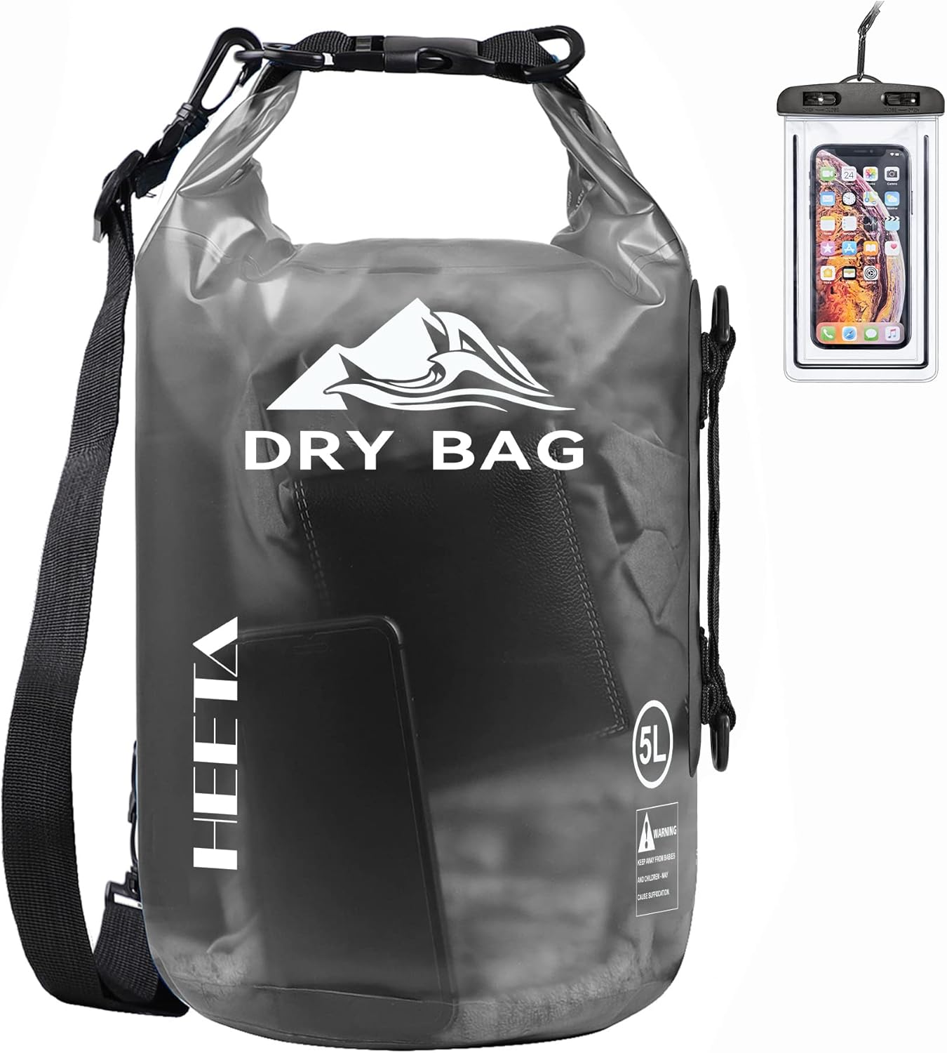 HEETA Dry Bag Waterproof for Travel, Kayaking, and Camping