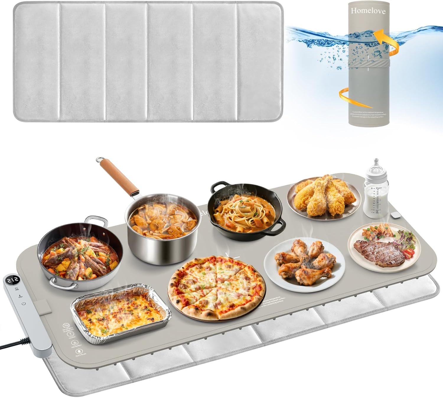 Homelove Food Warming Mat Waterproof - Perfect for Parties