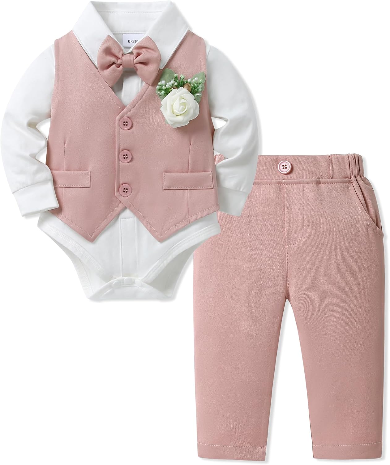 Stylish Baby Boy Clothes Suit Set for Formal Occasions
