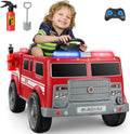 ELEMARA 12V7AH Ride on Fire Truck Electric Car - Parent Remote Control