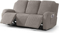Timeles Recliner Covers for 3 Seater Reclining Sofa Slipcover - Taupe