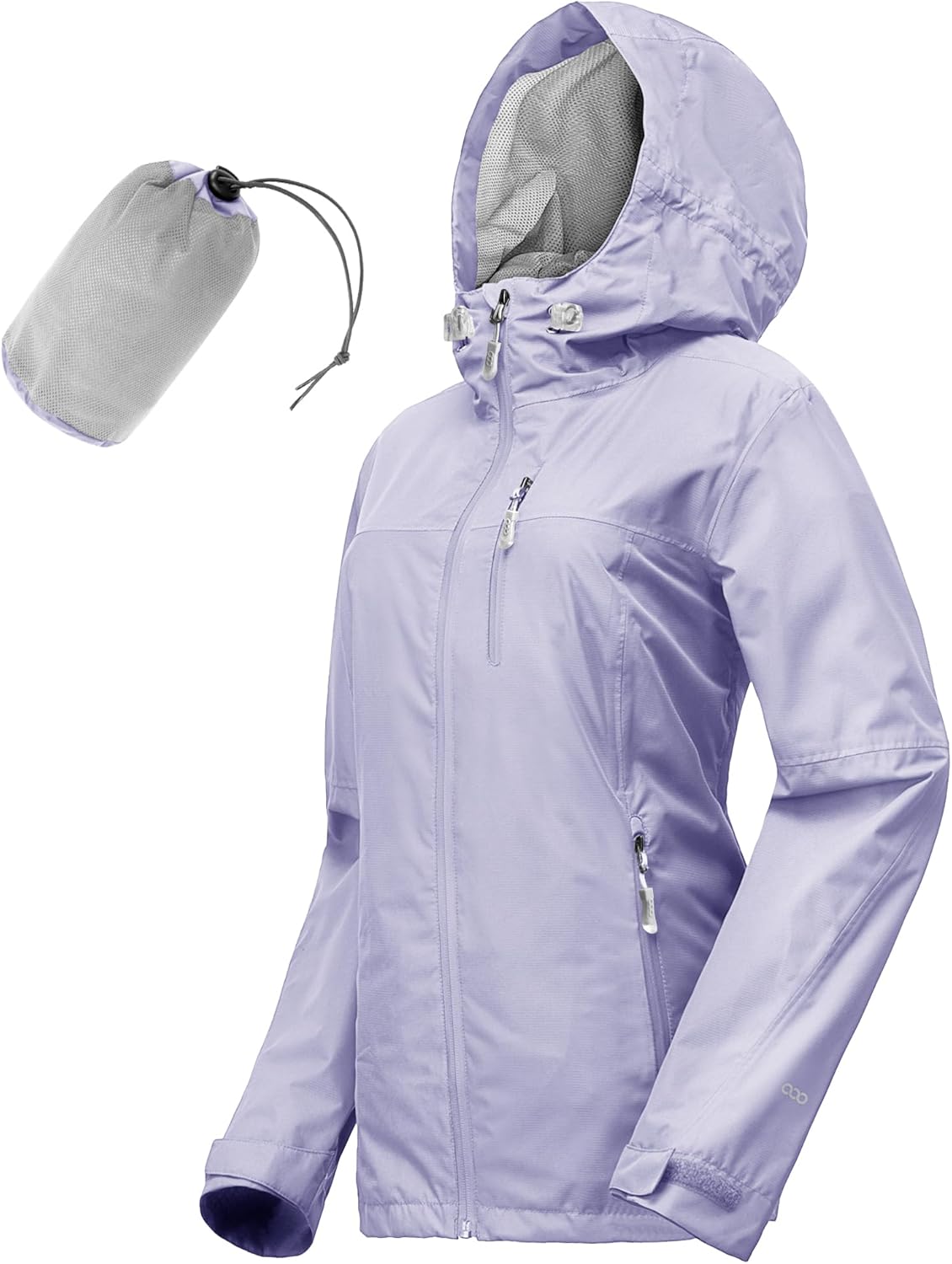 33,000ft Packable Rain Jacket for Women - Lightweight Waterproof