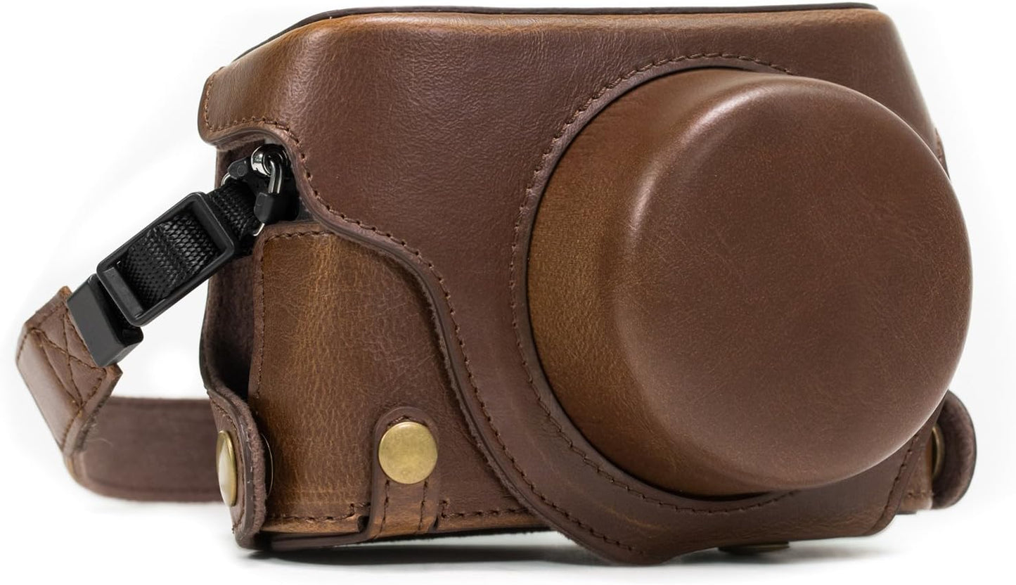 MegaGear Ever Ready Protective Leather Camera Case for LX100