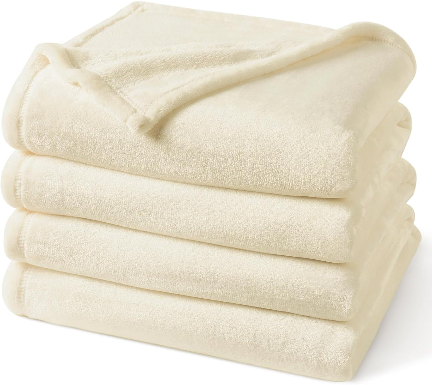 PHF Ultra Soft Fleece Blanket Queen Size for Cozy Comfort