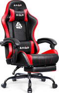 N-GEN GAMING Video Gaming Chair with Footrest - Ergonomic High Back
