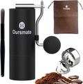 Oursmate Portable Manual Coffee Grinder - Perfect Grind on the Go!