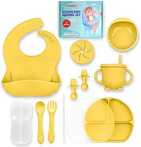 Baby Led Weaning Supplies Silicone Feeding Set for Easy Meals