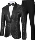 Men's Floral Dinner Party Prom Wedding Tuxedo Suit - Stylish One