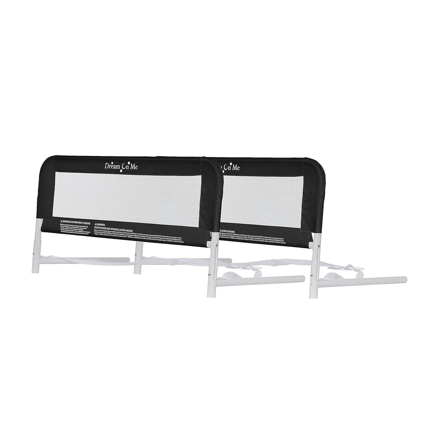 Dream On Me Lightweight Mesh Security Bed Rail Double Pack