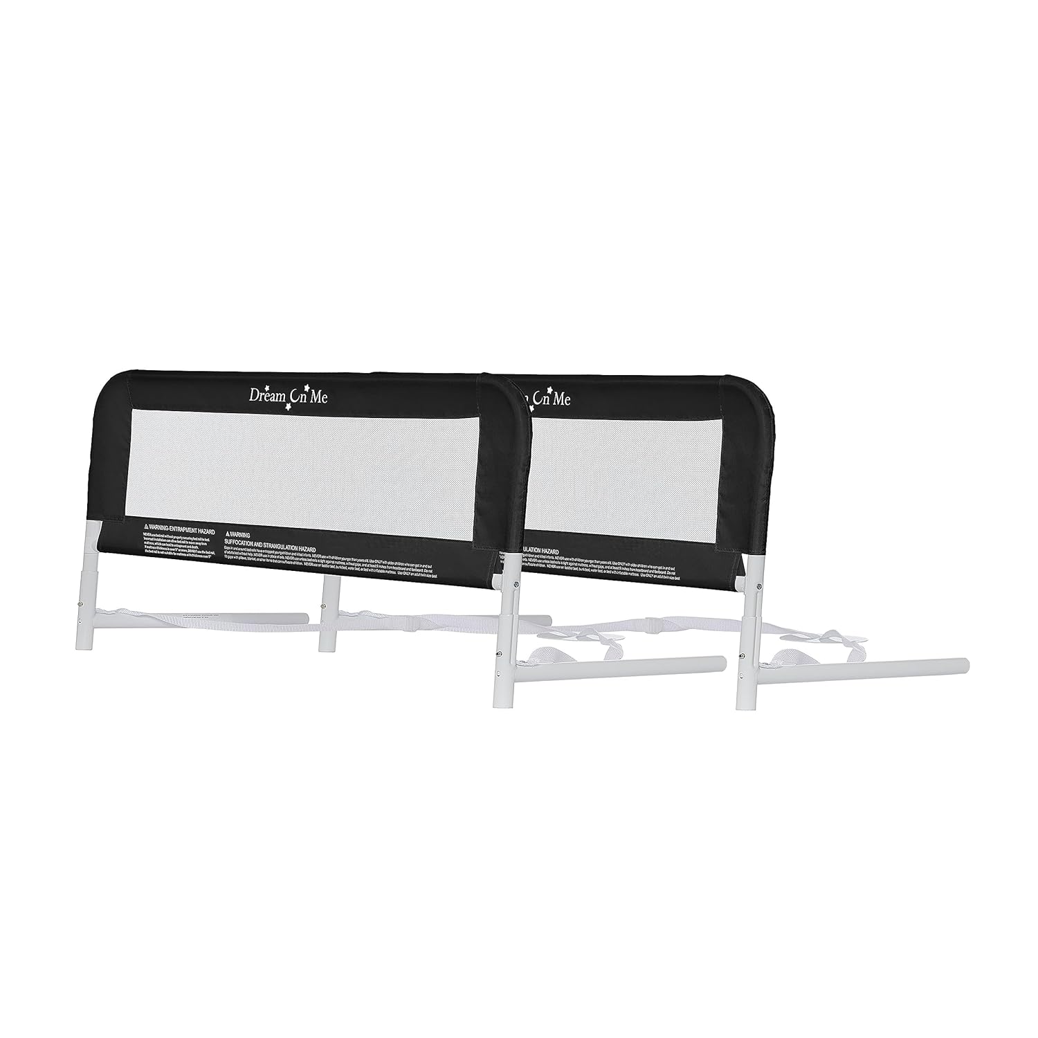 Dream On Me Lightweight Mesh Security Bed Rail Double Pack