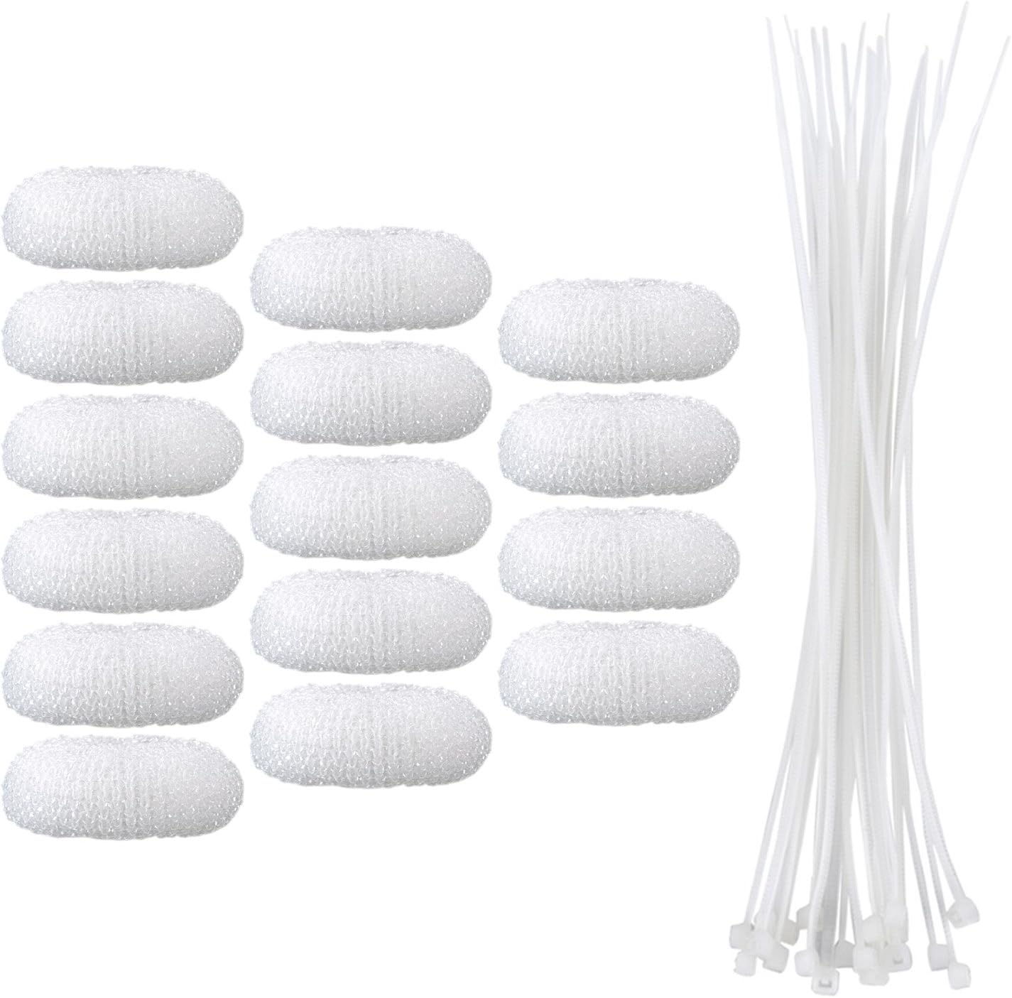 15-Piece Lint Trap Set with Bonus Cable Ties