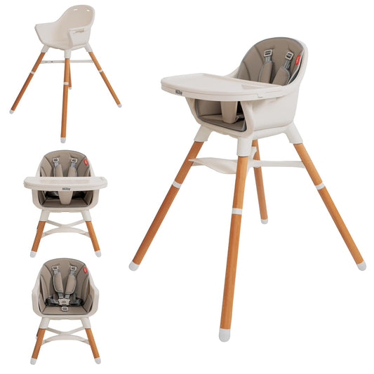 Nuby 4-in-1 Baby High Chair Seat for Safe and Easy Feeding