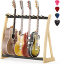 Guitar Stand Rack for Multiple Guitars - Holds Up to 9 Instruments