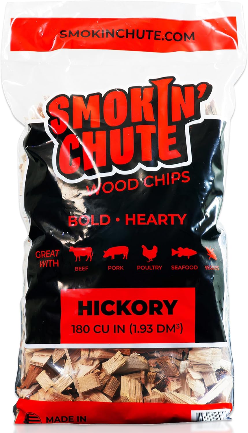 Bold Hickory Flavor - No Soak Needed - BBQ Chunks